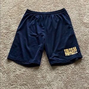 Vintage Notre Dame men’s gym shorts L